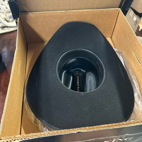 Rodeo King Black Cowboy Hat